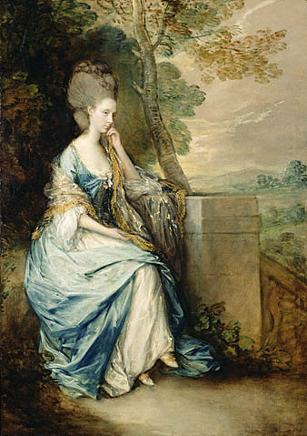 Anne Countess of Chesterfieldd ca. 1778  	by Thomas Gainsborough 1727-1788 	 J. Paul Getty Museum Los Angeles CA 71.PA.8